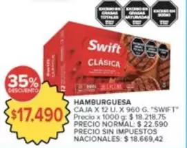 Swift - Hamburguesa CLASICA