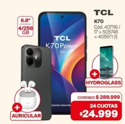 TCL - K70 Cód. 407116 / 17 + 505746 + 405671 (1)