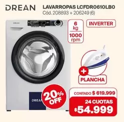 Drean - LAVARROPAS LCFDR0610LB0 Cód. 208893 + 206249 (6)