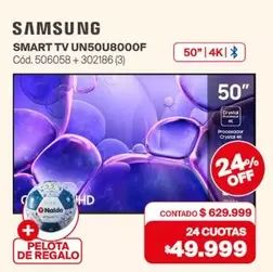 Samsung - SMART TV UN50U8000F Cód. 506058 + 302186 (3)