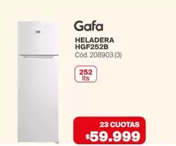 Gafa - HELADERA HGF252B Cód.208903 (3)