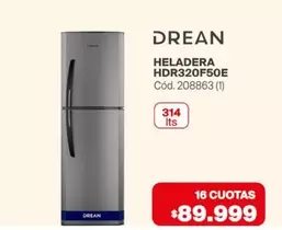 Drean - HELADERA HDR320F50E Cód. 208863 (1)