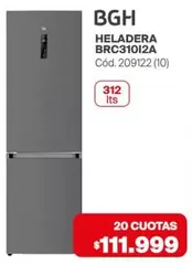 BGH - HELADERA BRC310I2A Cód. 209122 (10)