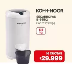 Koh-i-noor - SECARRROPAS B-655/2 Cód. 207669 (2)