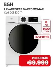 BGH - LAVARROPAS BWFE08W24AR Cód. 208830 (7)