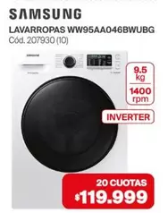 Samsung - LAVARROPAS WW95AA046BWUBG Cód. 207930 (10)