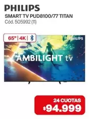 Philips - SMART TV PUD8100/77 TITAN Cód. 505992 (11)