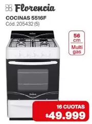 Florencia - COCINAS 5516F Cód. 205432