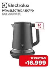 Electrolux - PAVA ELÉCTRICA EKP70 Cód. 208586 (14)