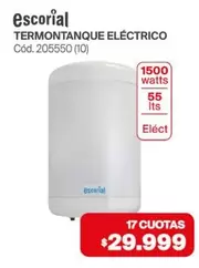 Escorial - TERMONTANQUE ELÉCTRICO Cód. 205550 (10)