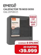 Patagonia - CALEFACTOR TB MOD 9055 Cód. 207083 (7)