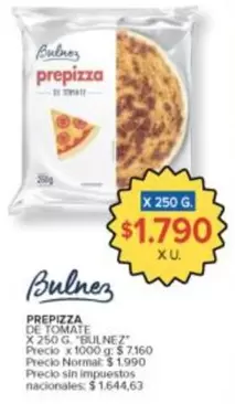 X$ - PREPIZZA DE TOMATE
