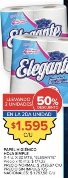 Elegante - HOJA SIMPLE