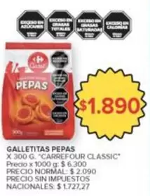 Carrefour - GALLETITAS PEPAS