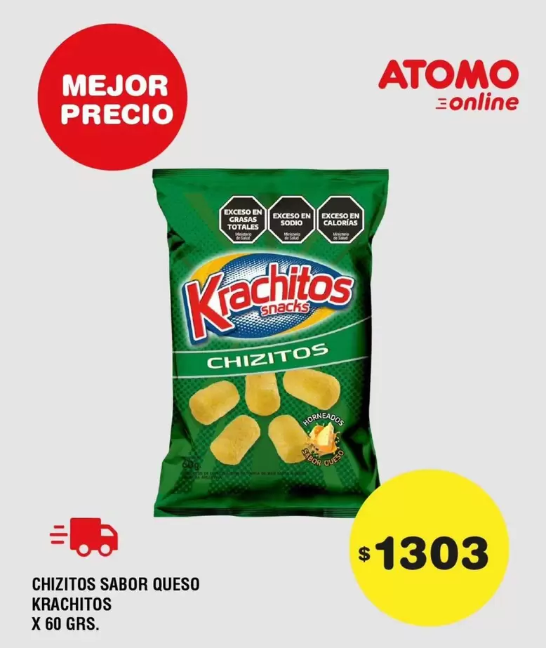Krachitos - CHIZITOS SABOR QUESO KRACHITOS