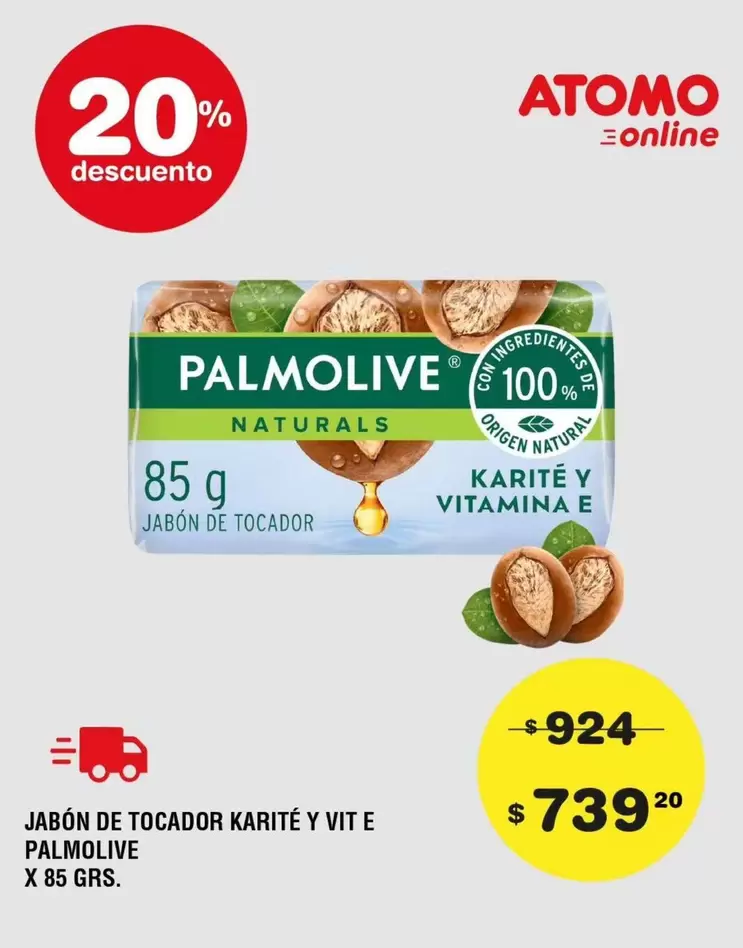 Palmolive - JABÓN DE TOCADOR KARITÉ Y VIT E