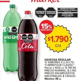 Carrefour - Gaseosa Regular