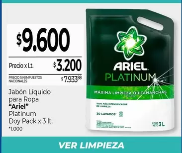 Ariel - Jabón Líquido para Ropa Doy Pack