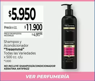 Tresemmé - Shampoo y Acondicionador