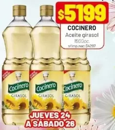 Cocinero - Aceite girasol
