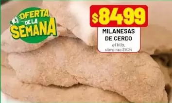 MILANESAS DE CERDO