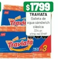 Traviata - Galleta de agua sandwich clásica