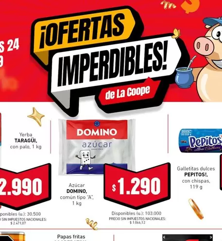 Pepitos - Azúcar DOMINO, comun tipo "A"