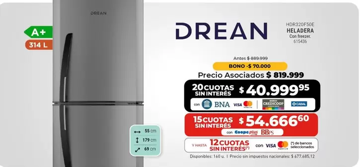 Drean - Heladera