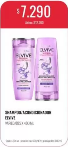 Elvive - SHAMPOO/ACONDICIONADOR