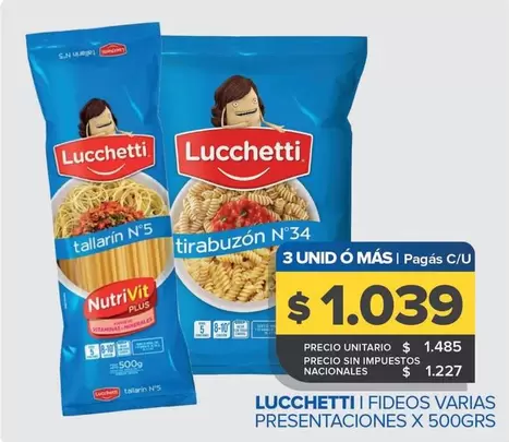 Lucchetti - Fideos