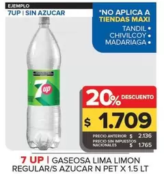 7Up - Gaseosa Lima Limon Regular