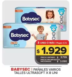 Babysec - Panales