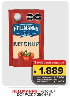 Hellmann'S - Ketchup Doy Pack