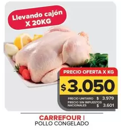 Carrefour - Pollo Congelado