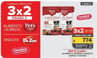 Pets Class - Alimento Perros Humedo Carne