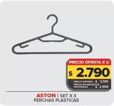 Aston - Perchas Plasticas