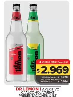 Dr. Lemon - Aperitivo Con Alcohol