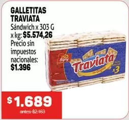 Traviata - GALLETITAS Sándwich