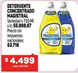Magistral - DETERGENTE CONCENTRADO