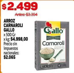 Gallo - ARROZ CARNAROLI