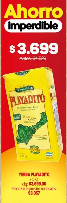 Playadito - YERBA PLAYADITO
