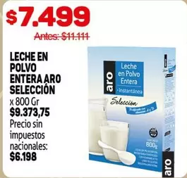 Aro - LECHE EN POLVO ENTERA SELECCIÓN