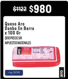 X$ - Queso ARO En Barra