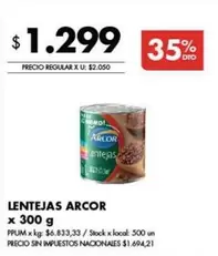 Arcor - Lentejas