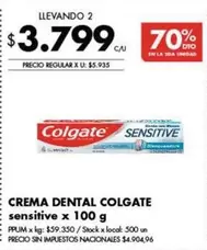 Colgate - CREMA DENTAL