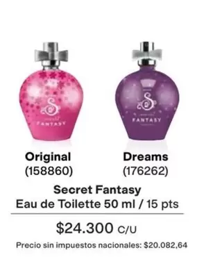 Fantasy - Secret Original (158860) / Dreams (176262)