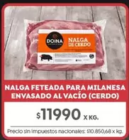 X$ - NALGA FETEADA PARA MILANESA