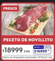 X$ - PECETO DE NOVILLITO