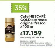 Nescafé - Café GOLD espresso original