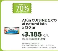 Cuisine - Atún al natural lata